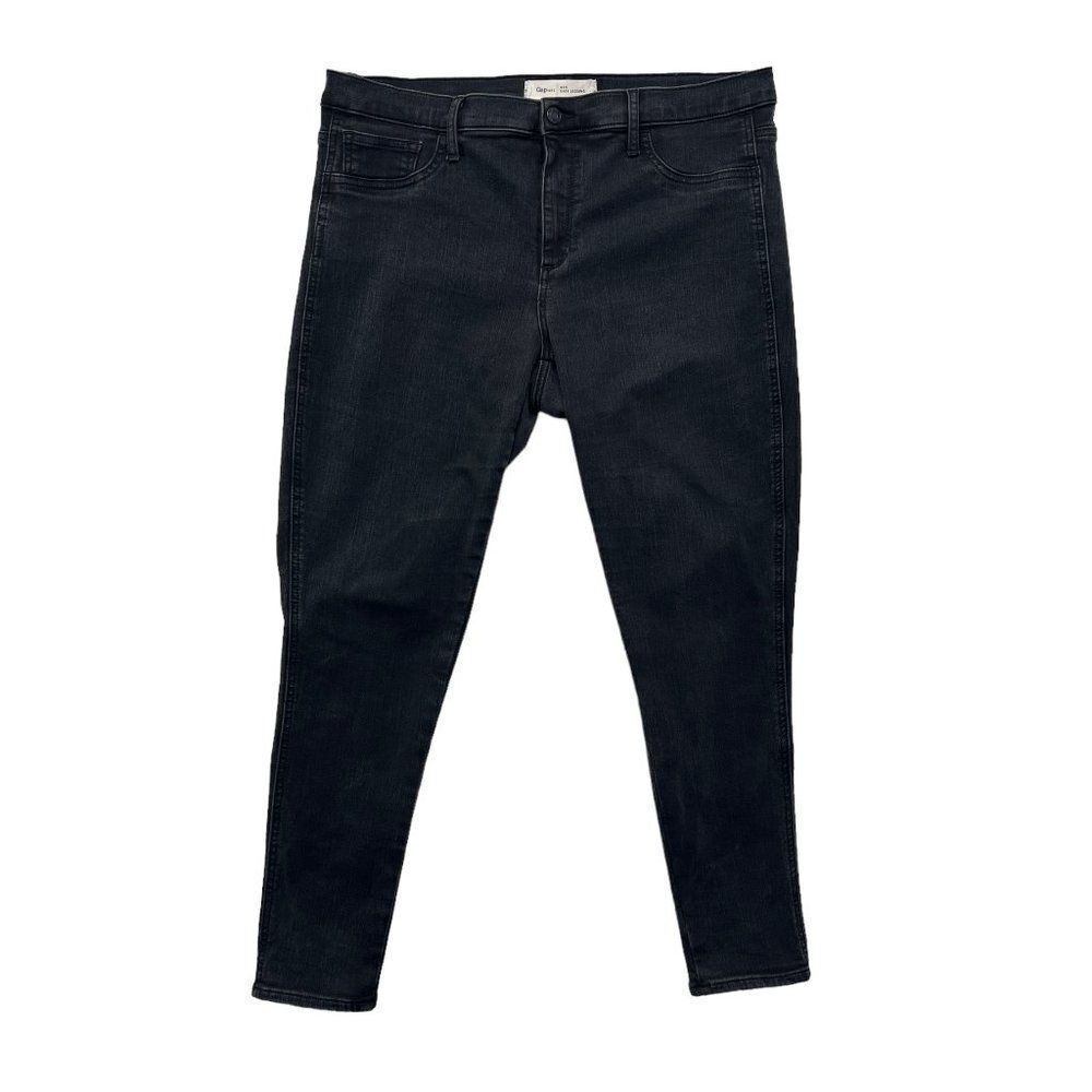 Gap Easy Legging Jeans Women's 34R Black Stretch Jegging‎ Denim